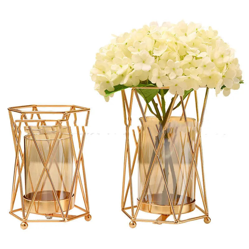 Table à manger de luxe Nordic Arrangement floral Décoration florale Verre Artisans de Bali