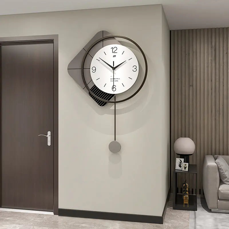 Horloge Murale en Fer Forgé – Style Luxe & Design Nordique Artisans de Bali