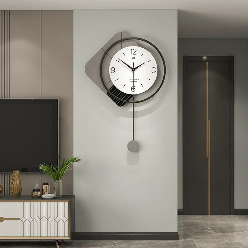 Horloge Murale en Fer Forgé – Style Luxe & Design Nordique Artisans de Bali
