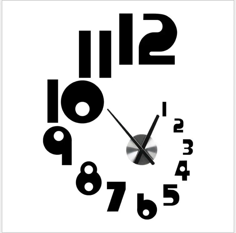 Horloge Murale Design Noire – Style Moderne & Silencieuse Artisans de Bali