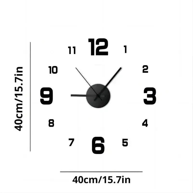 Horloge murale créative sans cadre Déco Design Bohème