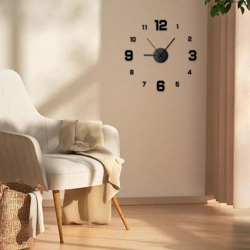 Horloge murale créative sans cadre Déco Design Bohème