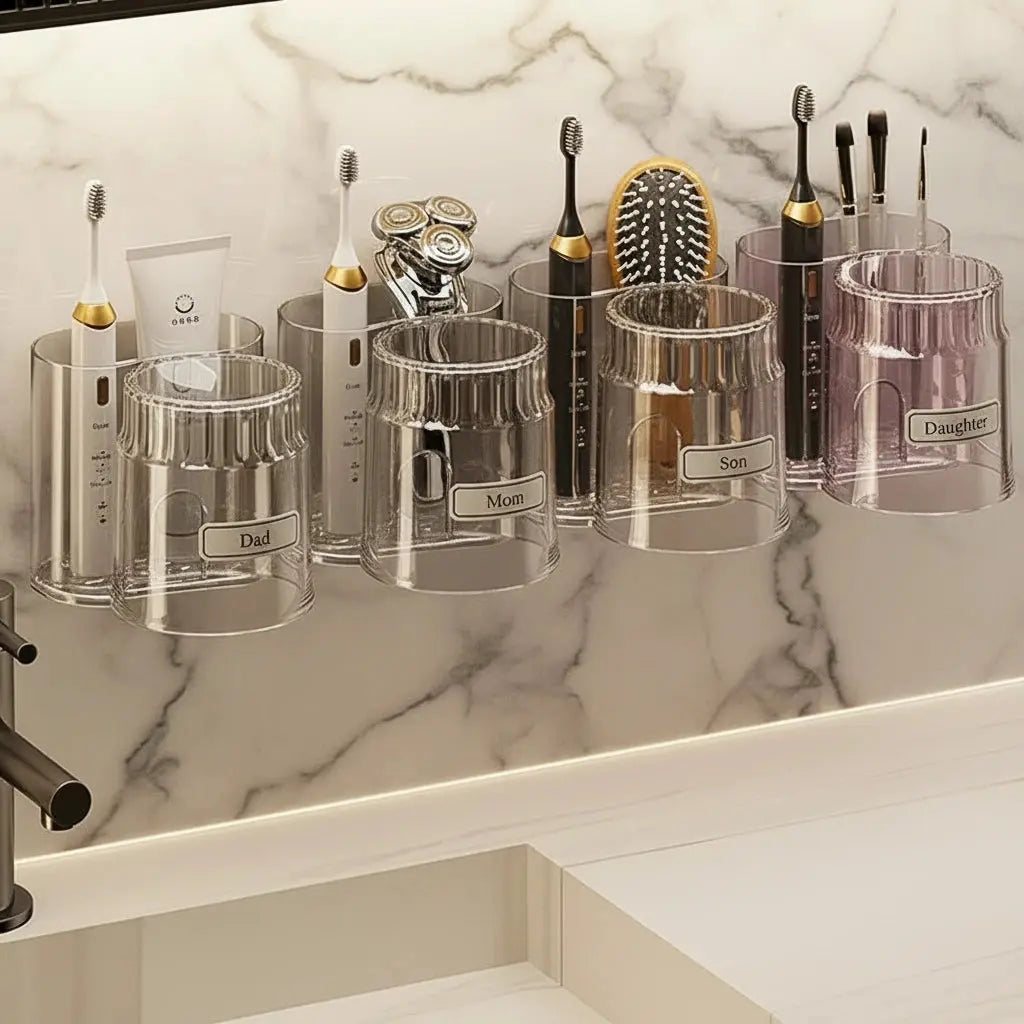 Porte-brosse à dents mural Déco Design Bohème
