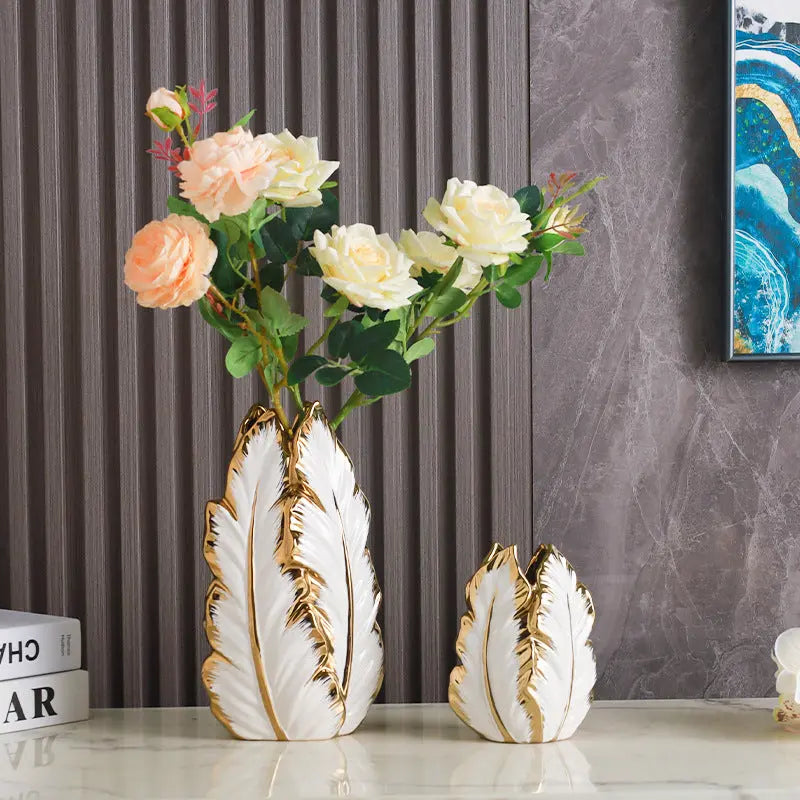Vase en Céramique en feuilles Artisans de Bali